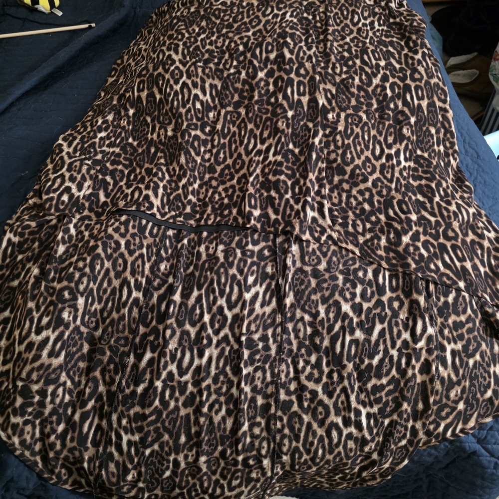 Leopard Print Women's Skirt